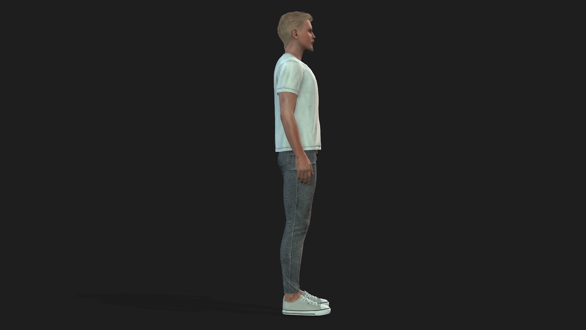 realistic character for animations and games 3D model_10