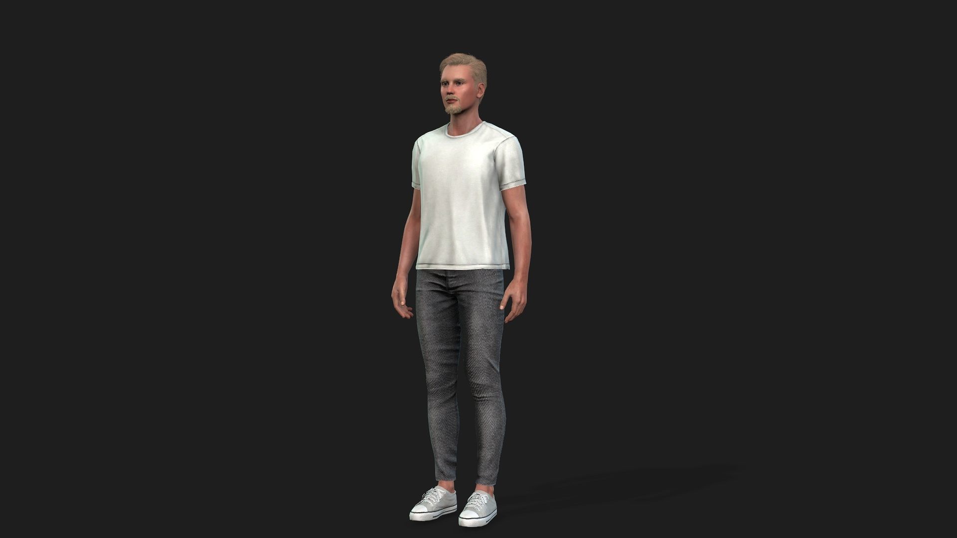 realistic character for animations and games 3D model_6