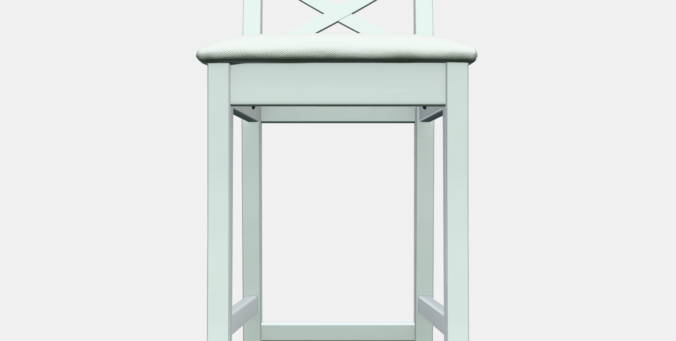 INGOLF Bar stool with backrest 1 Low-poly 3D model_11