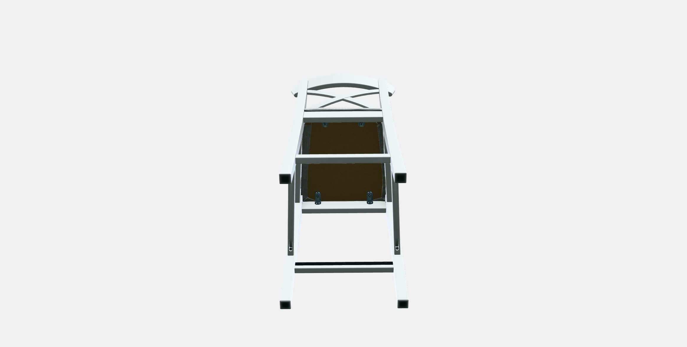 INGOLF Bar stool with backrest 1 Low-poly 3D model_7