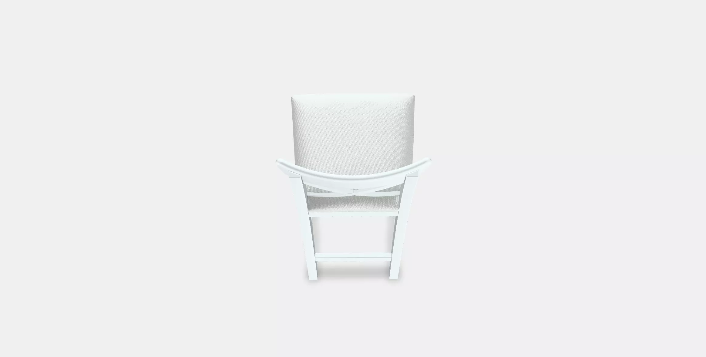 INGOLF Bar stool with backrest 1 Low-poly 3D model_0