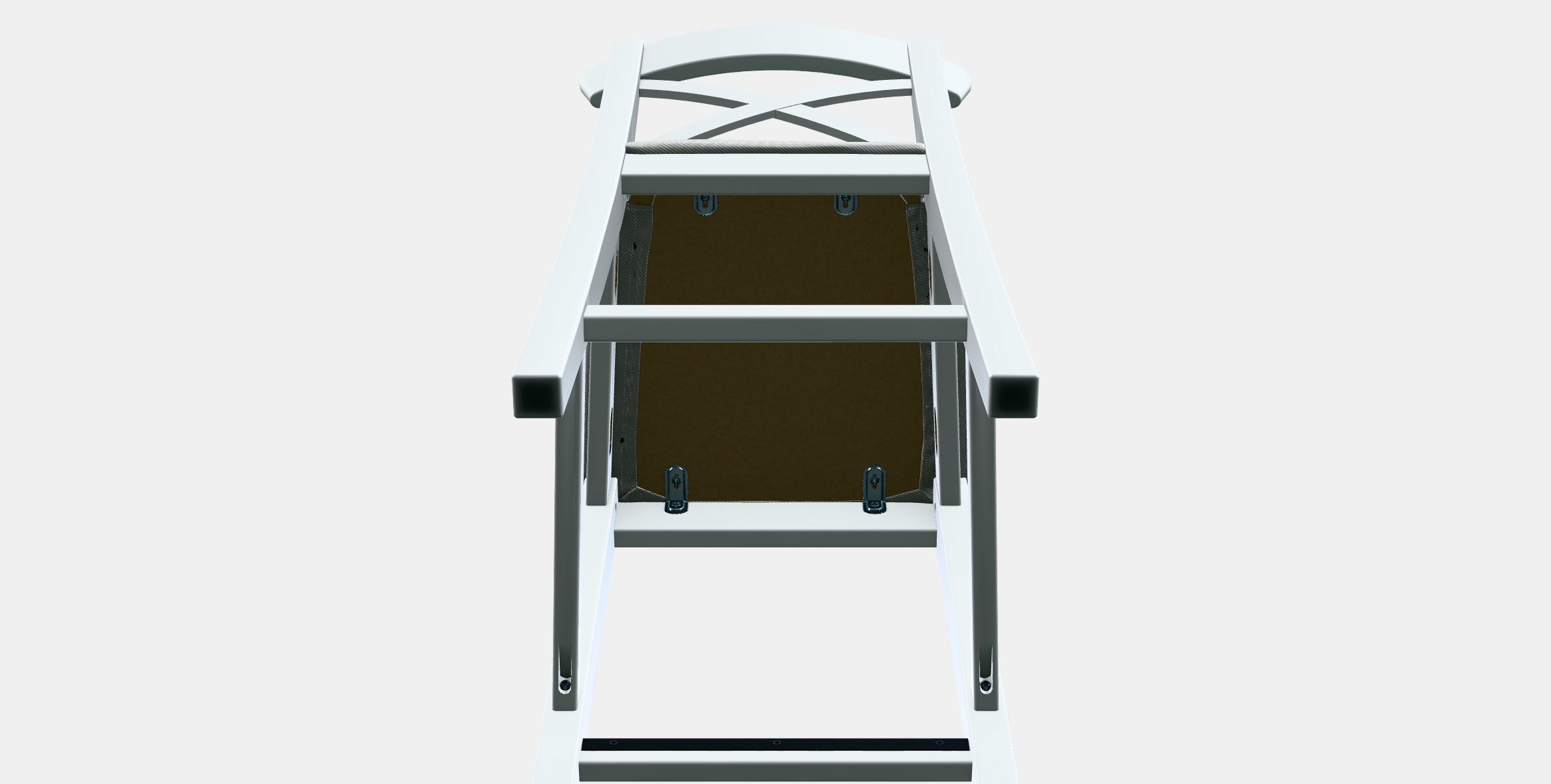 INGOLF Bar stool with backrest 1 Low-poly 3D model_8