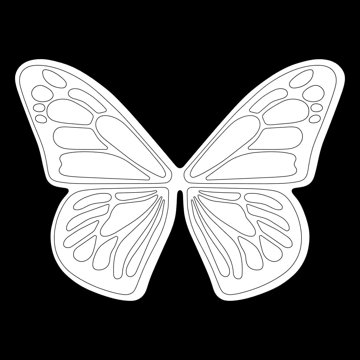 Butterfly Wings Neon Sign 3D model_5