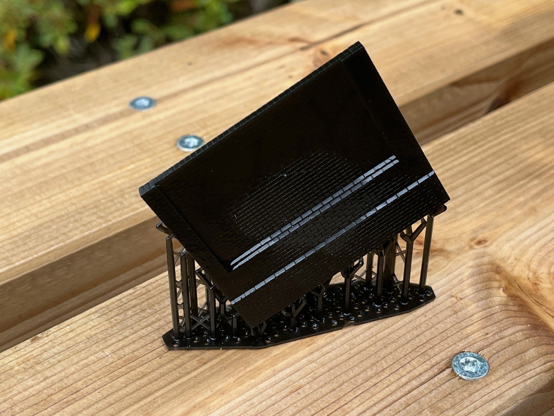 Model Railway Station High Wall Single Side FDM and Resin 3D print model_21