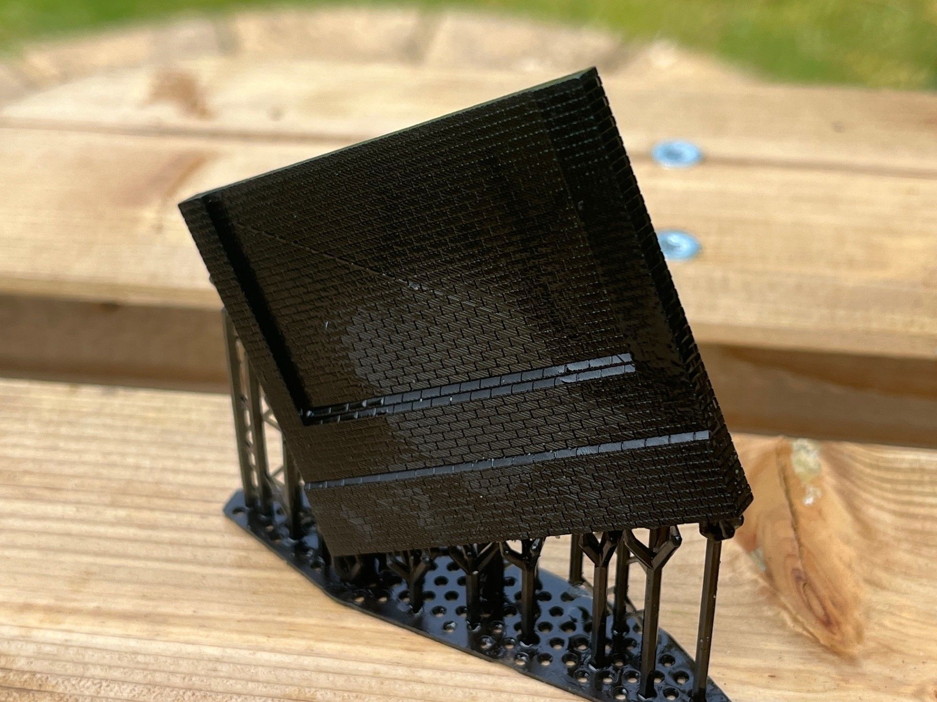 Model Railway Station High Wall Single Side FDM and Resin 3D print model_20