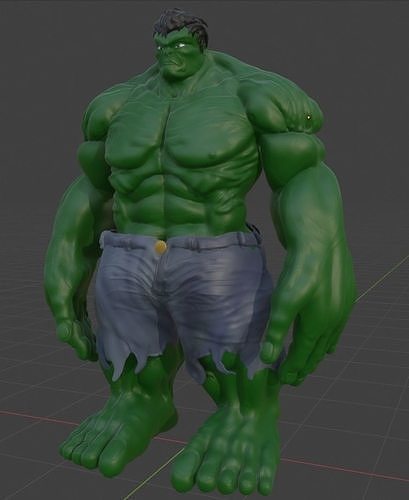 Hulk 3d Model 3D model