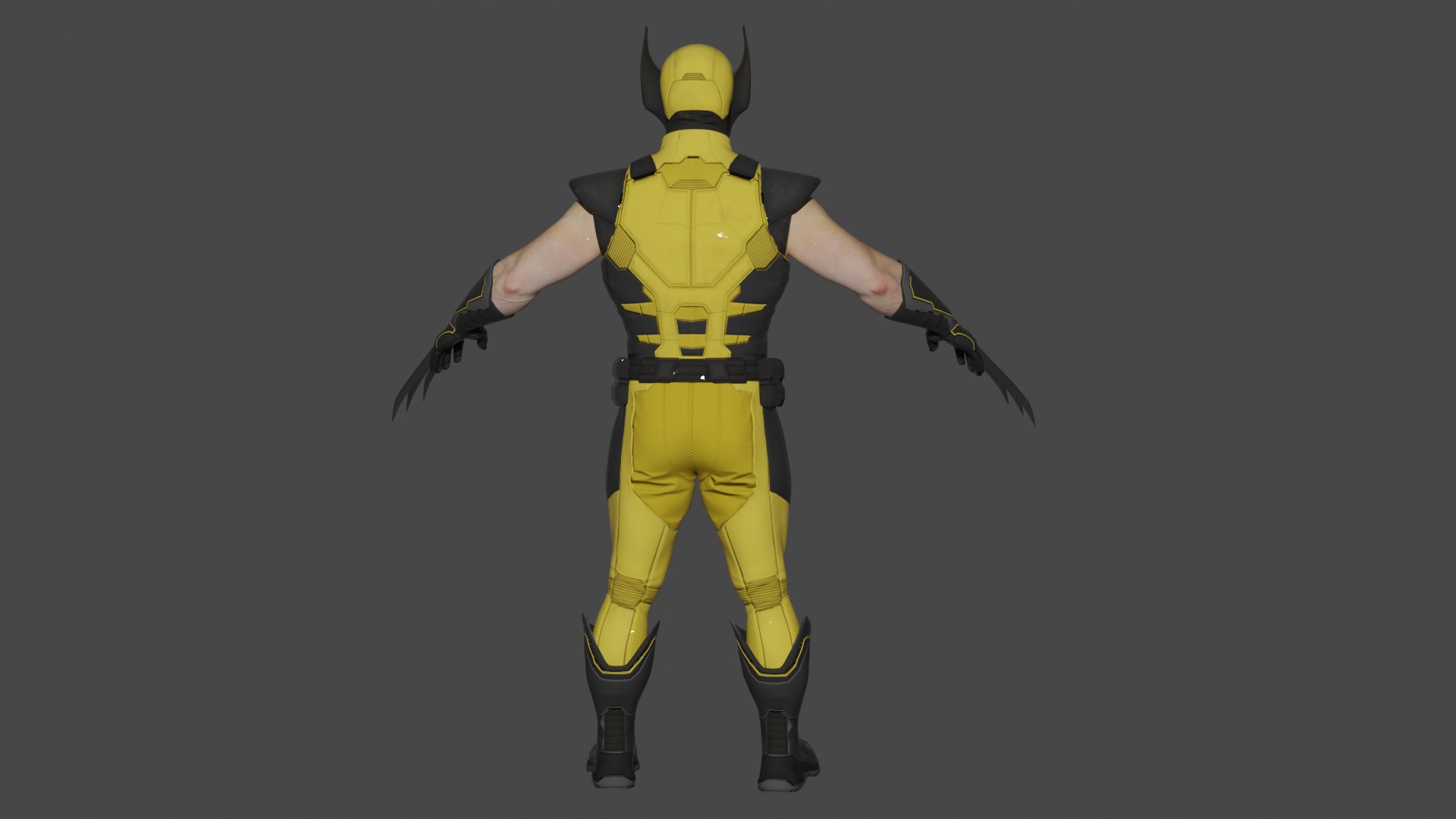 Wolverine Suit 3D model_8