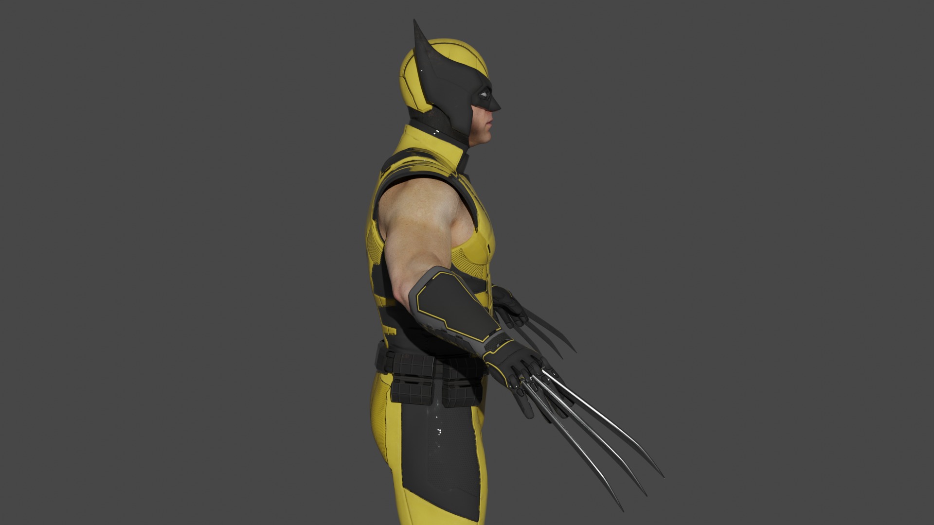 Wolverine Suit 3D model_6