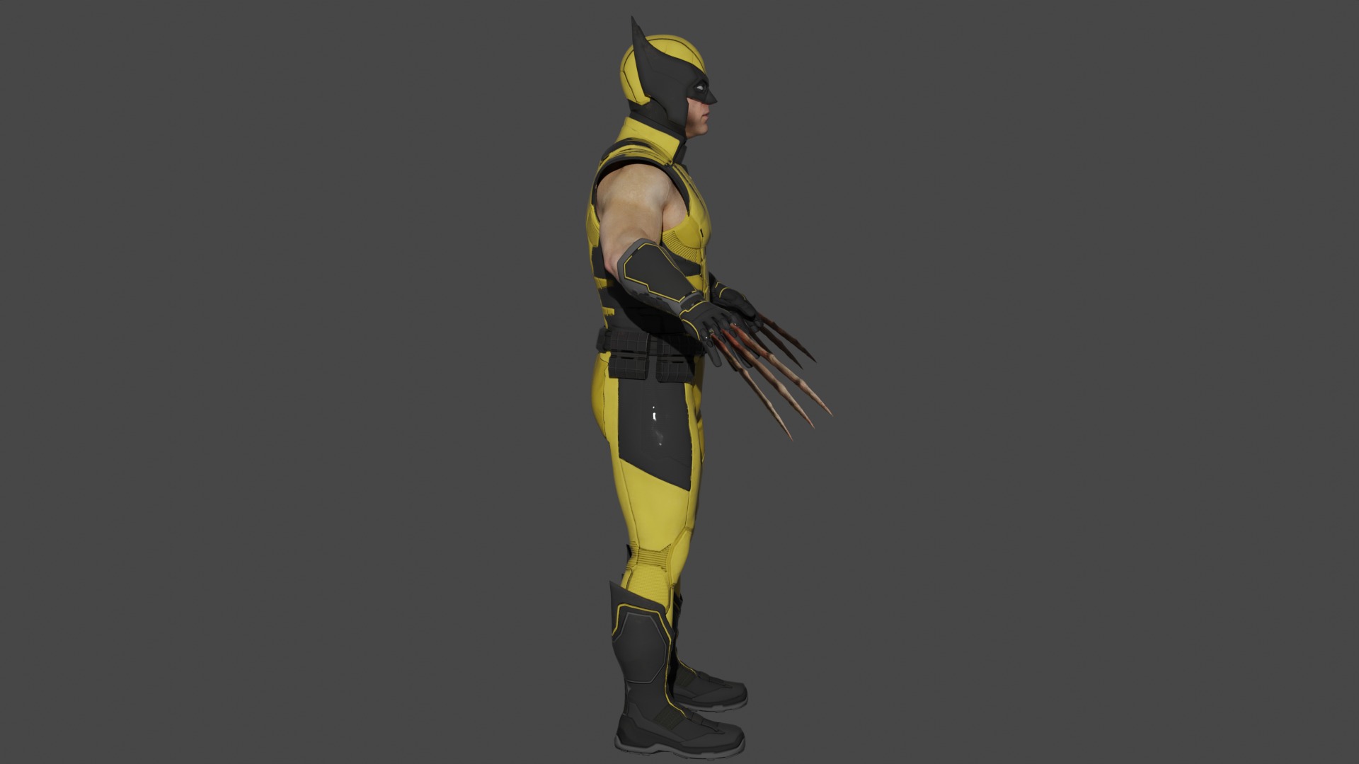 Wolverine Suit 3D model_5