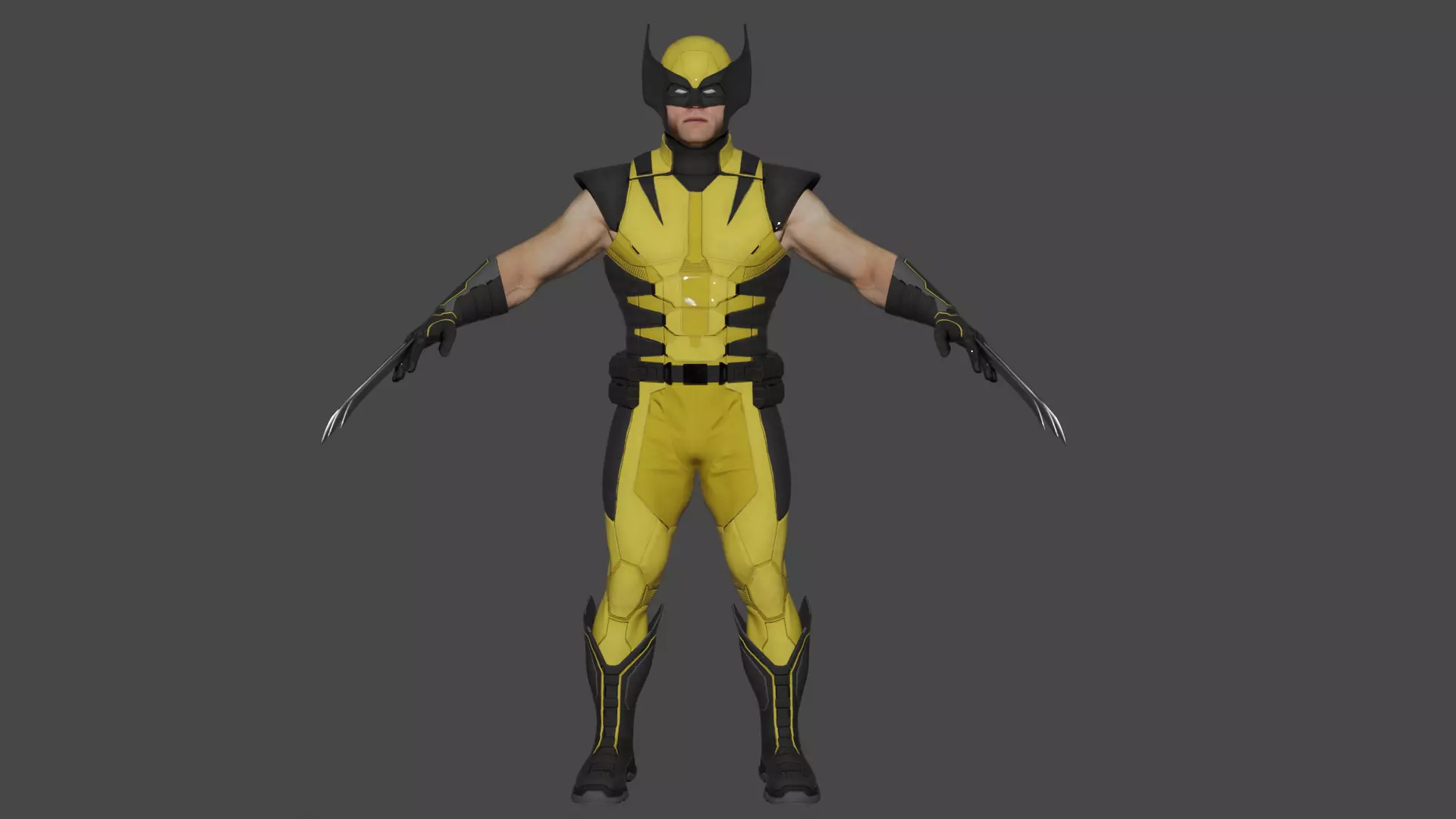 Wolverine Suit 3D model_0