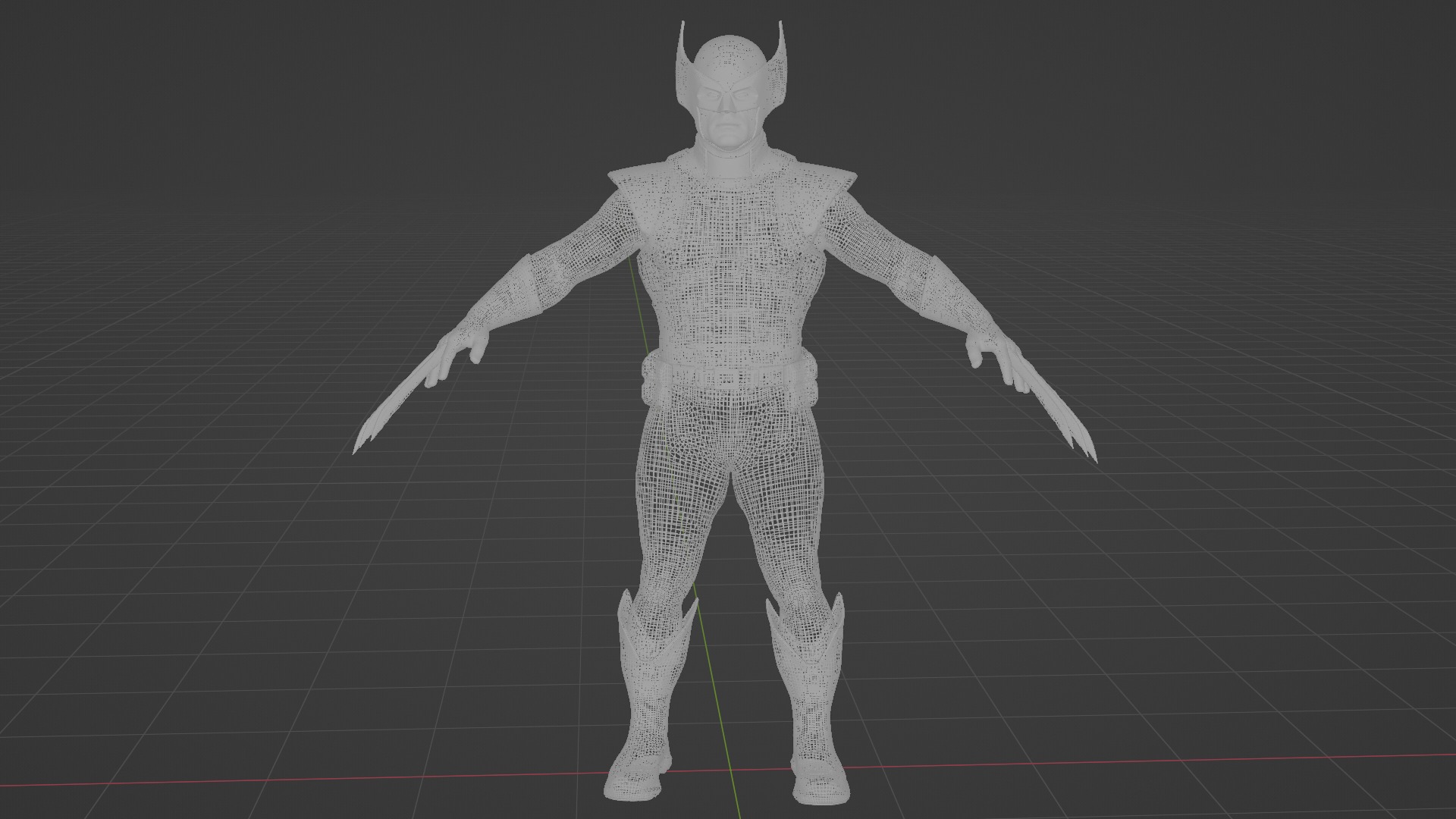 Wolverine Suit 3D model_12