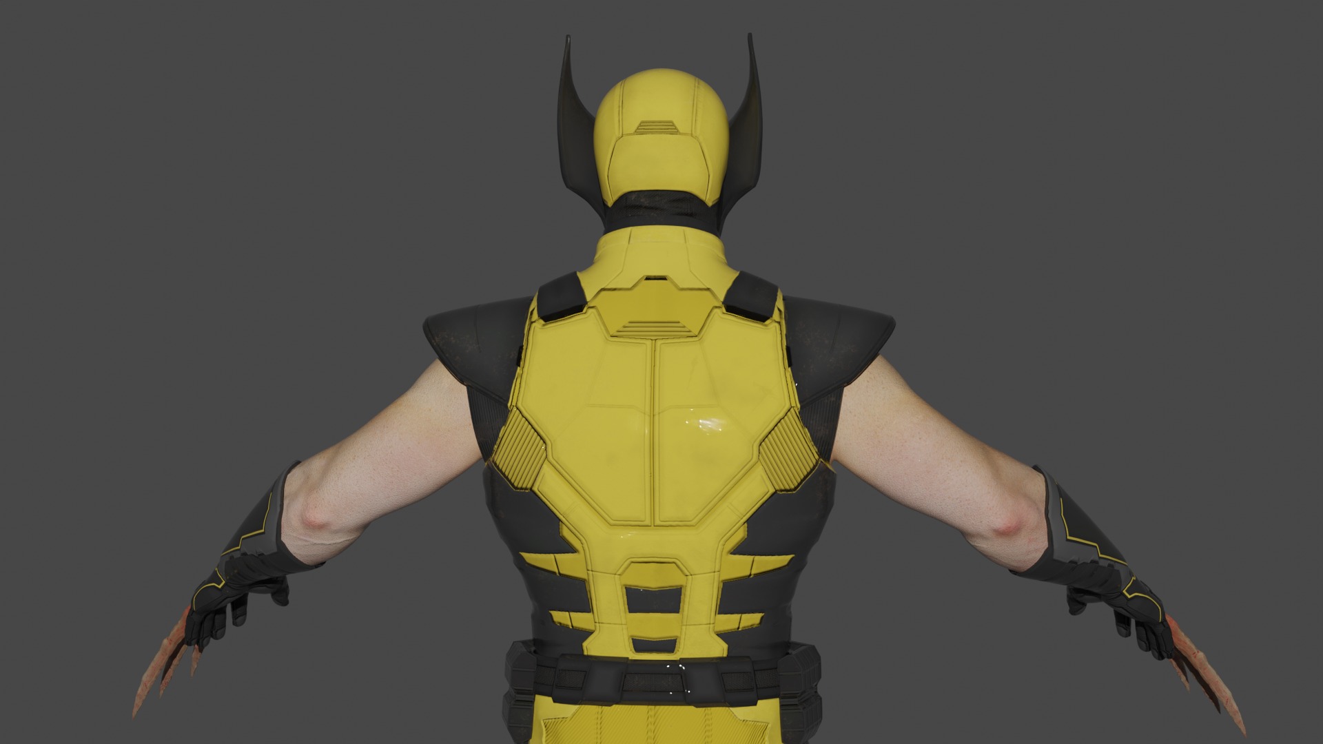 Wolverine Suit 3D model_11