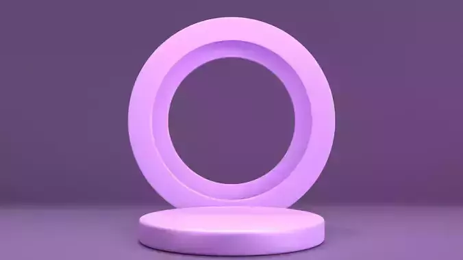 Display Podium Grape