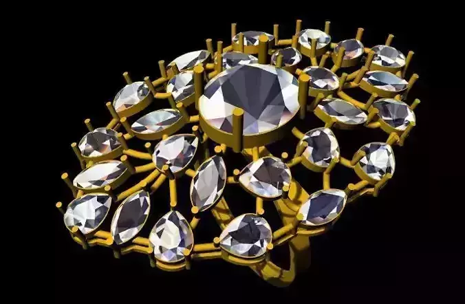 Cocktail Ring 3dm file