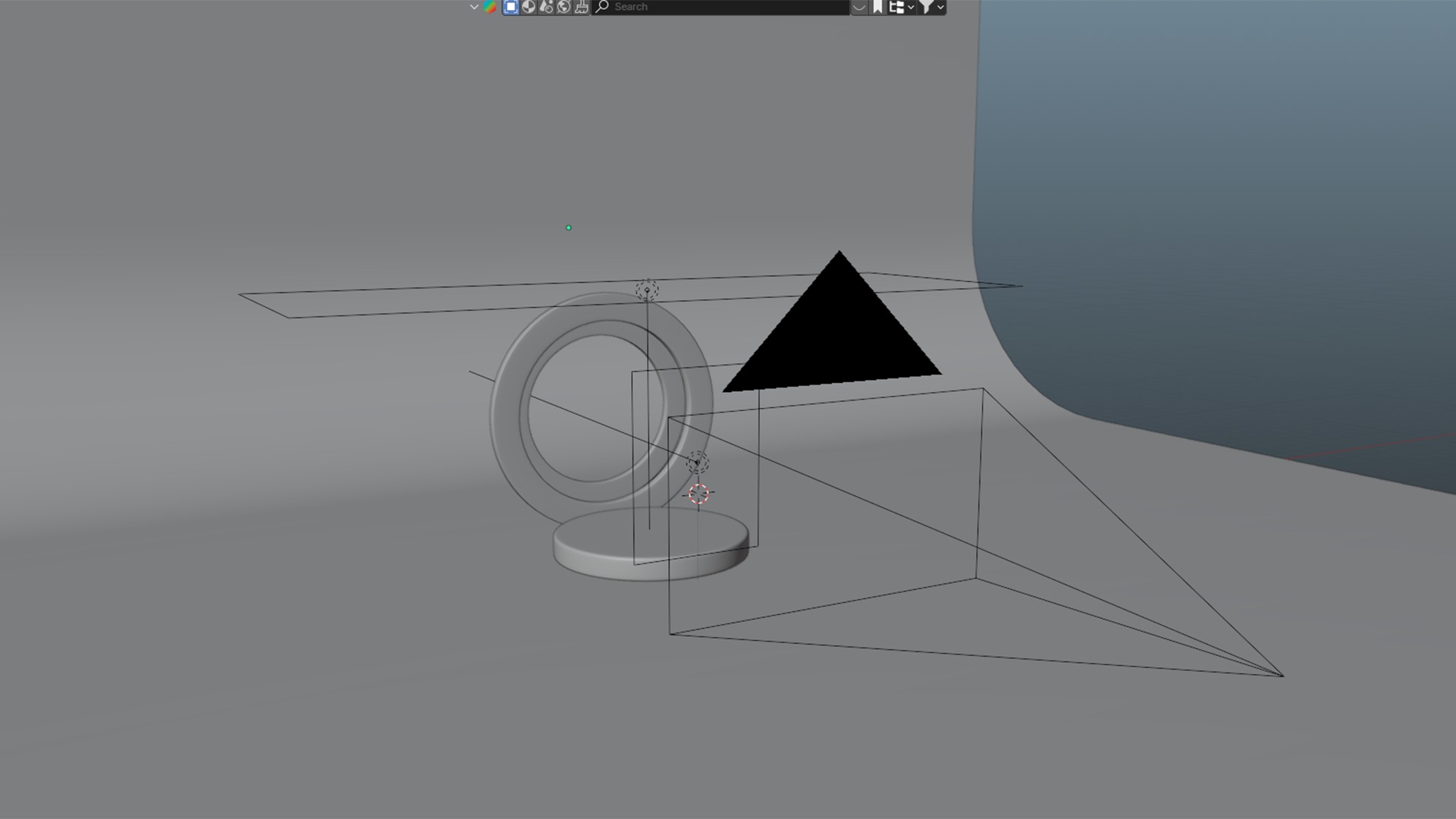 Display Podium Pink 3D model_3
