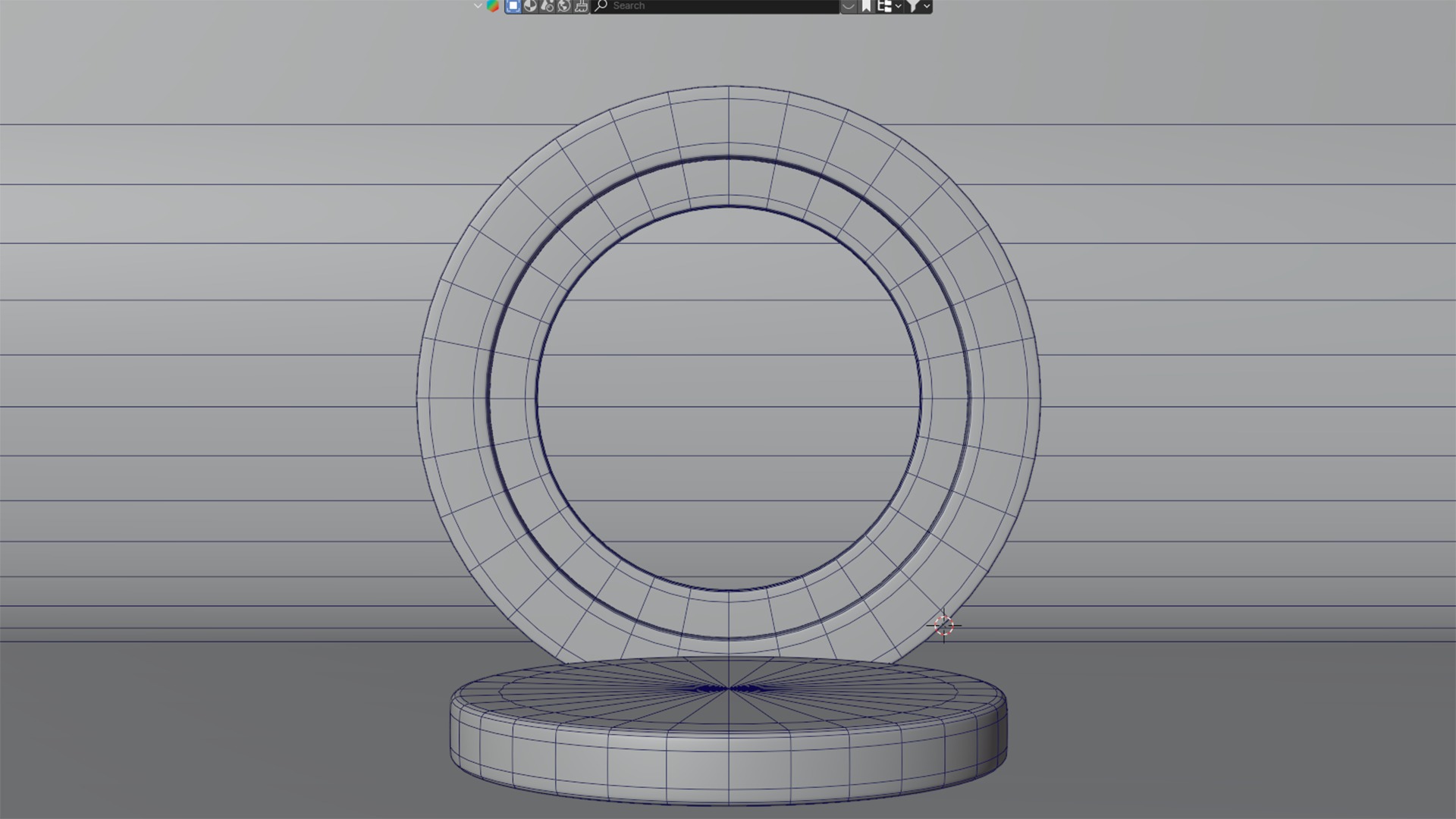 Display Podium Pink 3D model_2