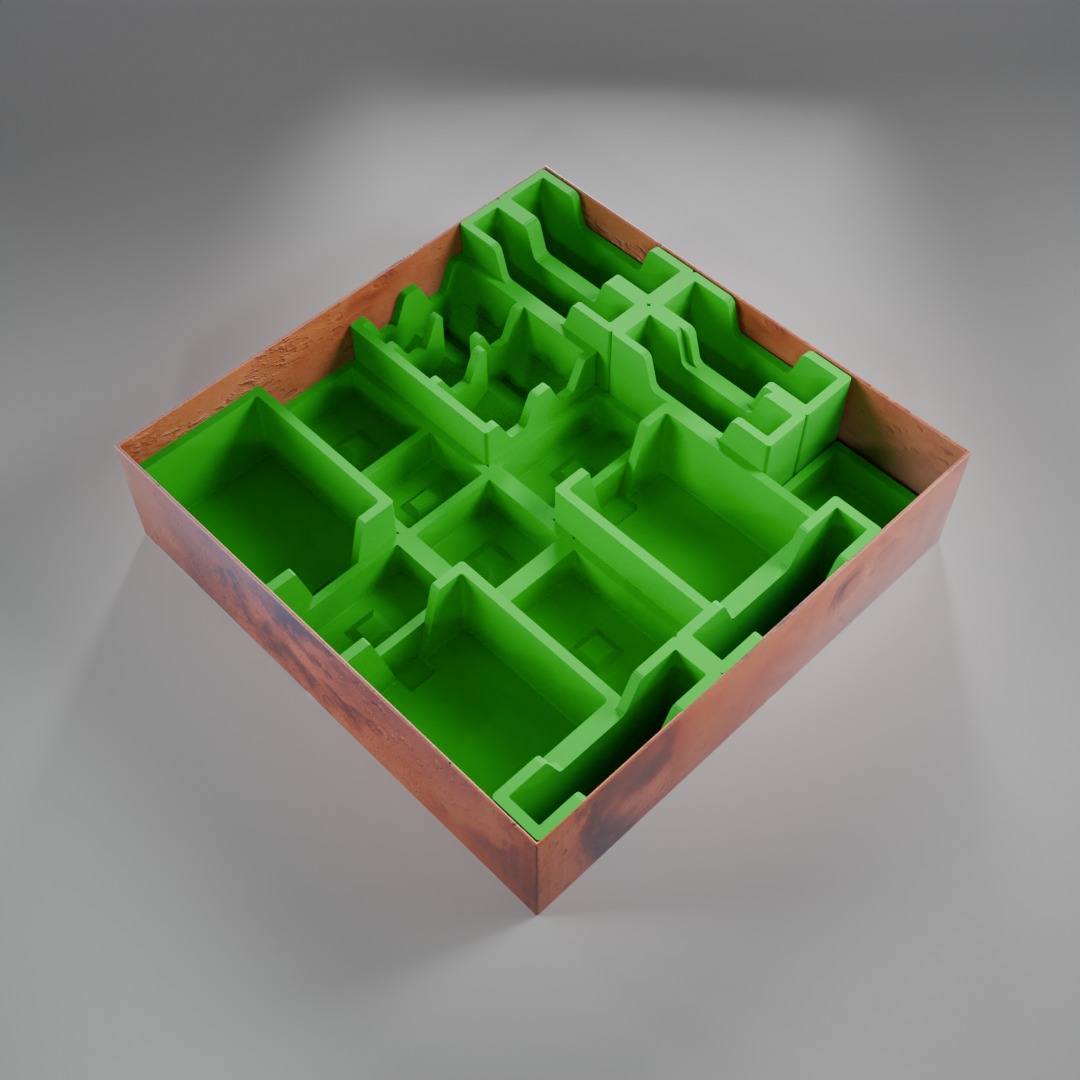 Terraforming Mars Organizer inserts for all expansions 3D print model_4