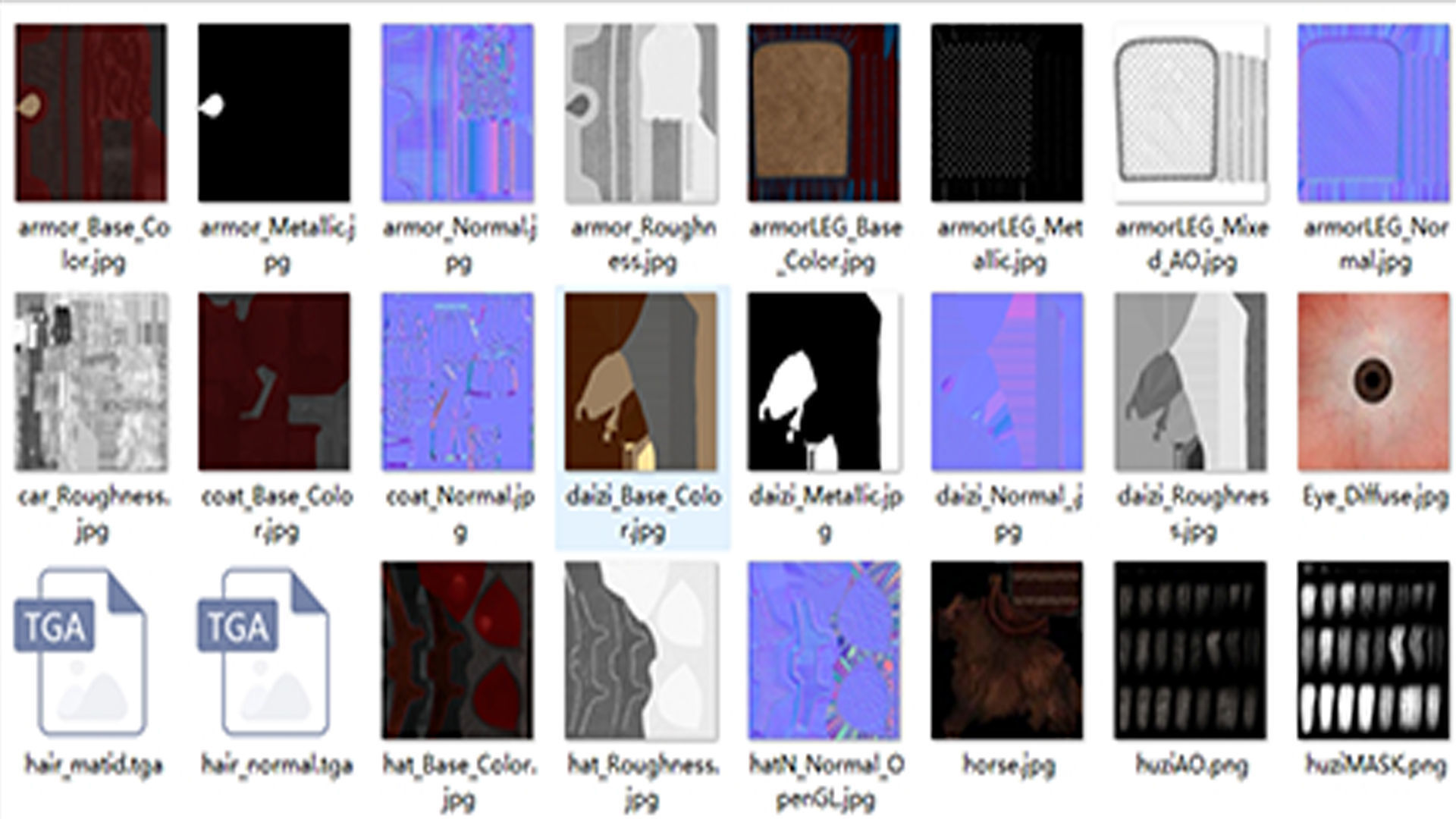 Carriage with Horses Low-poly 3D model_19