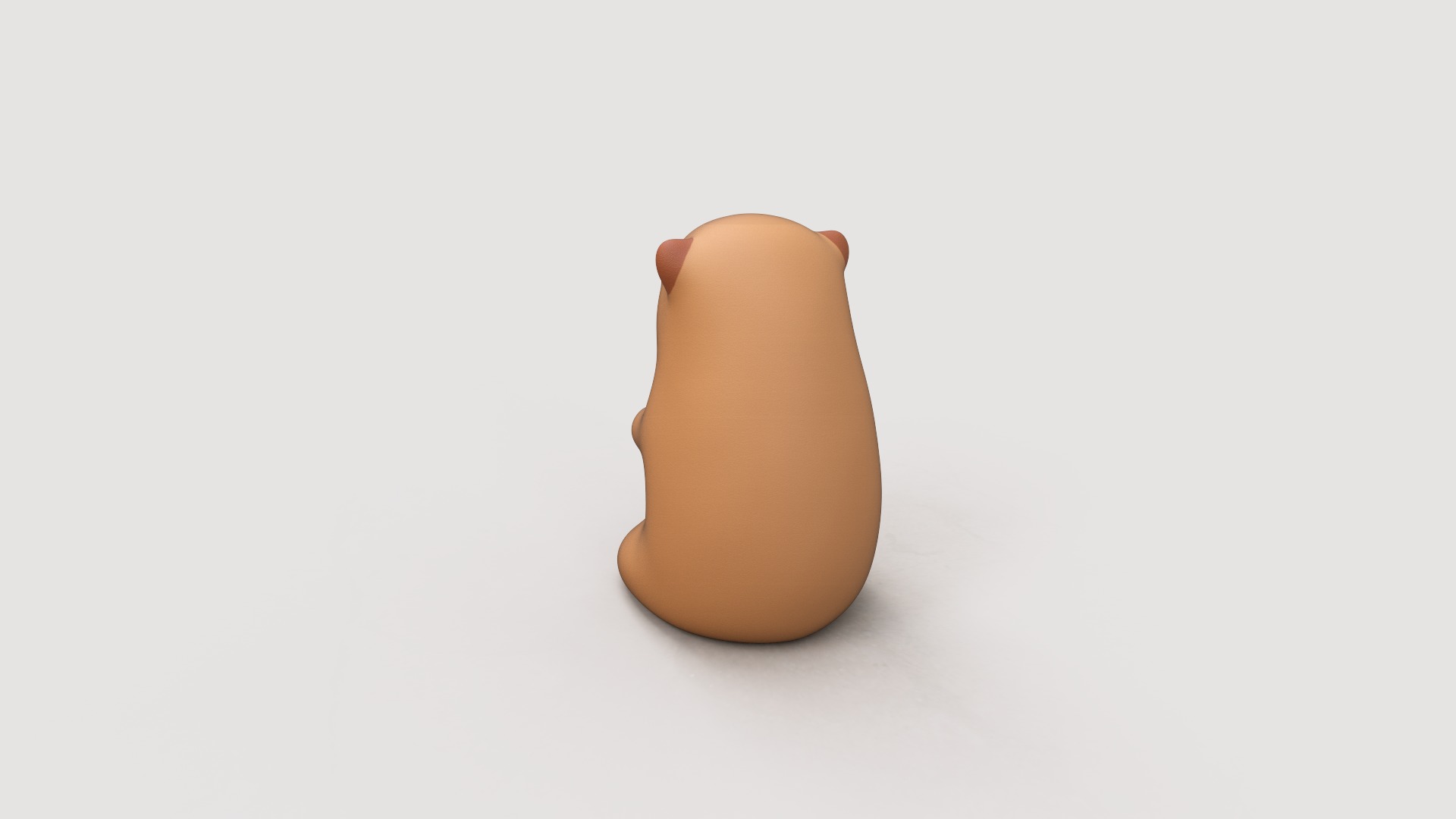 Capybara cute 3d print stl  3D print model_3