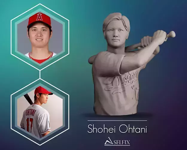 Shohei Ohtani 3D print model