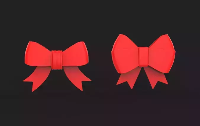Ribbon 3D model 