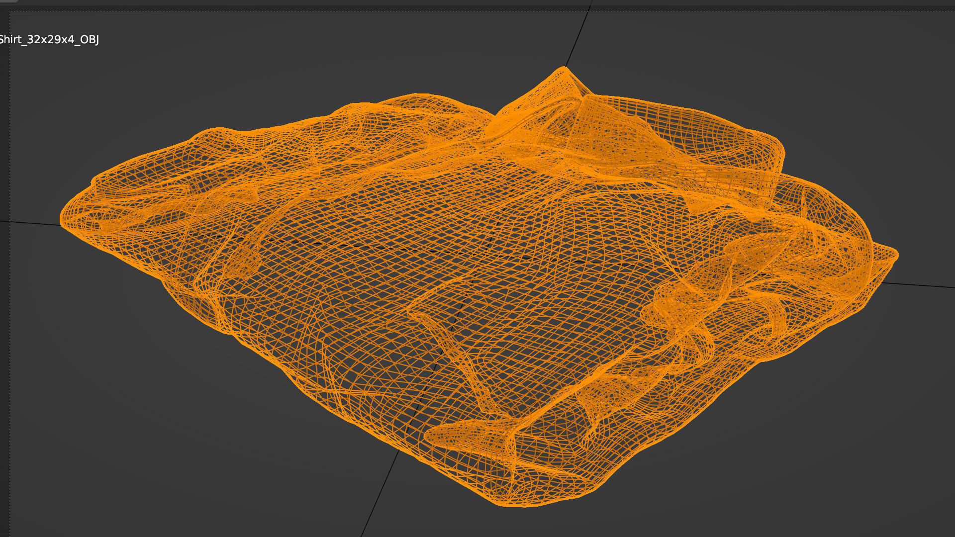 folded checkered shirt Generic casual wardrobe 3D model_6