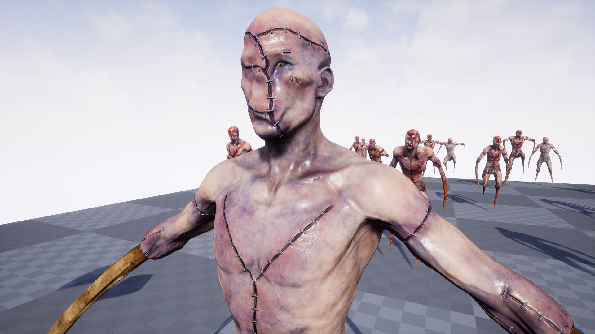 Victim Monster 2 Low-poly 3D model_29