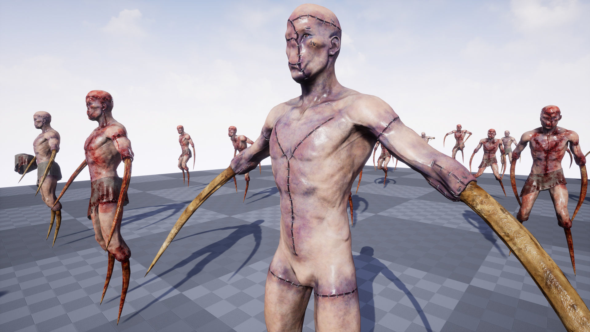 Victim Monster 2 Low-poly 3D model_30