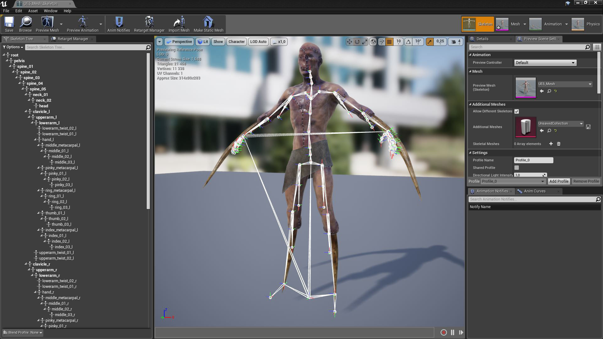 Victim Monster 2 Low-poly 3D model_26