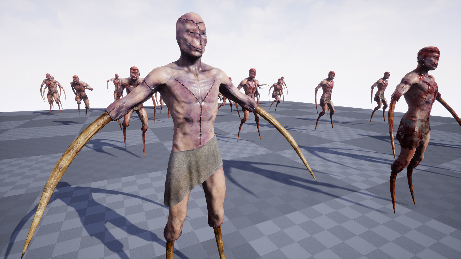 Victim Monster 2 Low-poly 3D model_39