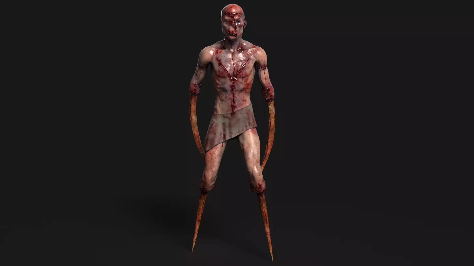 Victim Monster 2 Low-poly 3D model