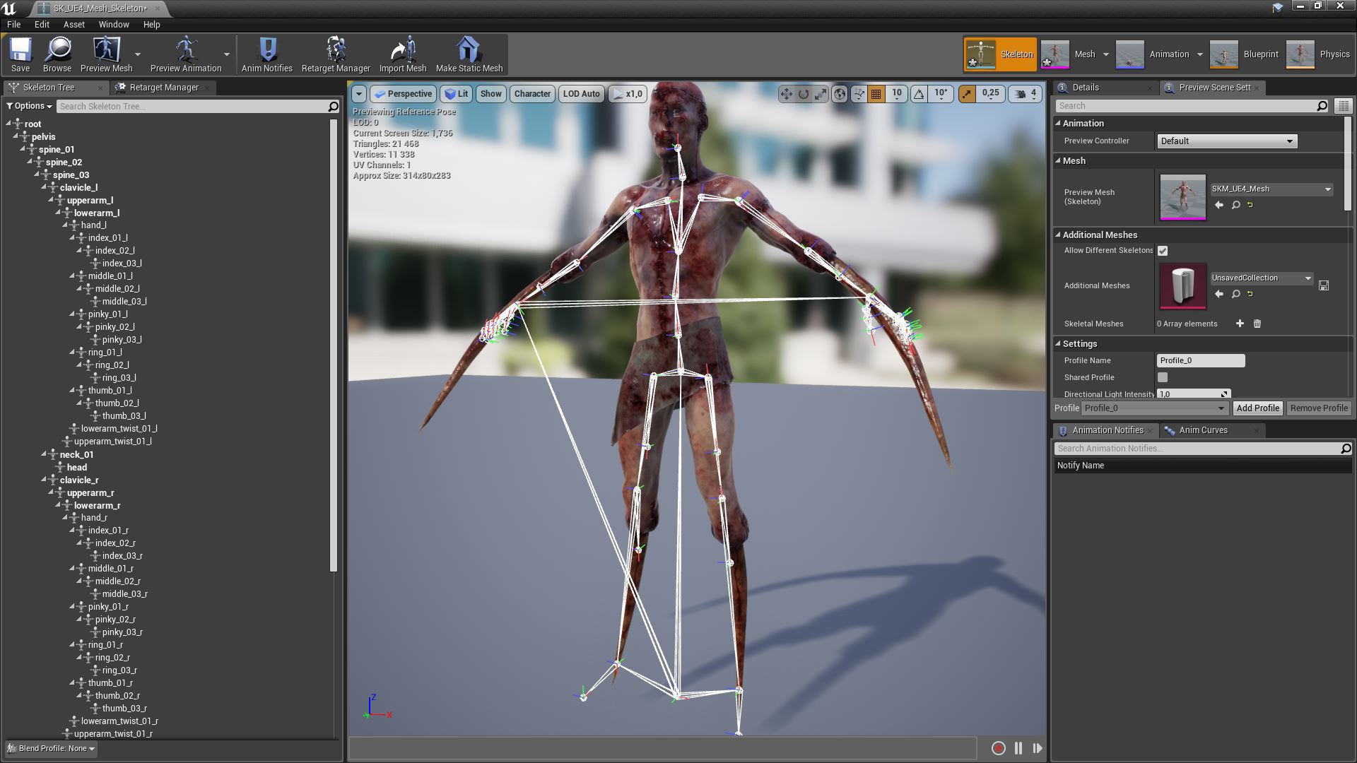 Victim Monster 2 Low-poly 3D model_27