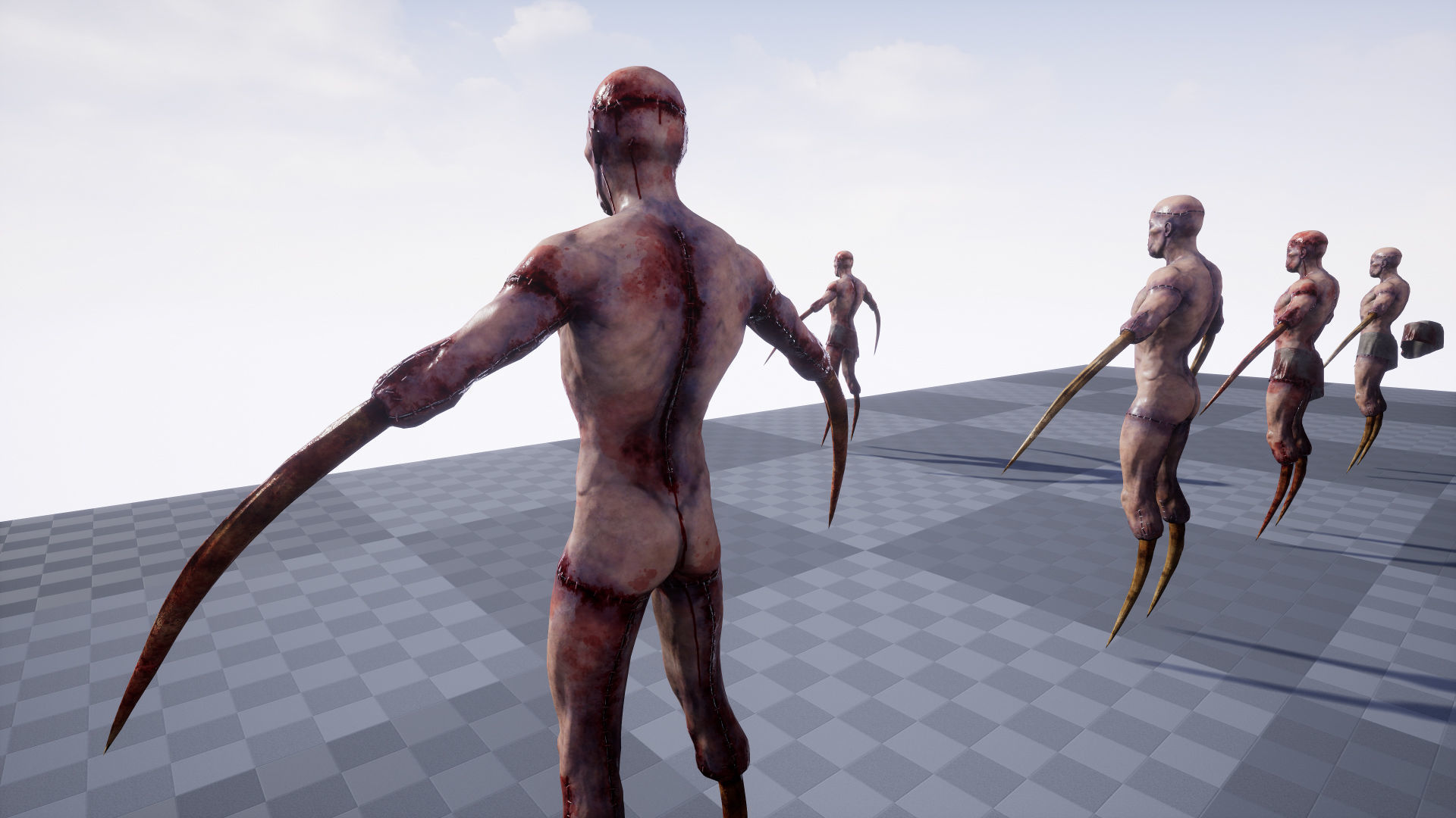 Victim Monster 2 Low-poly 3D model_36