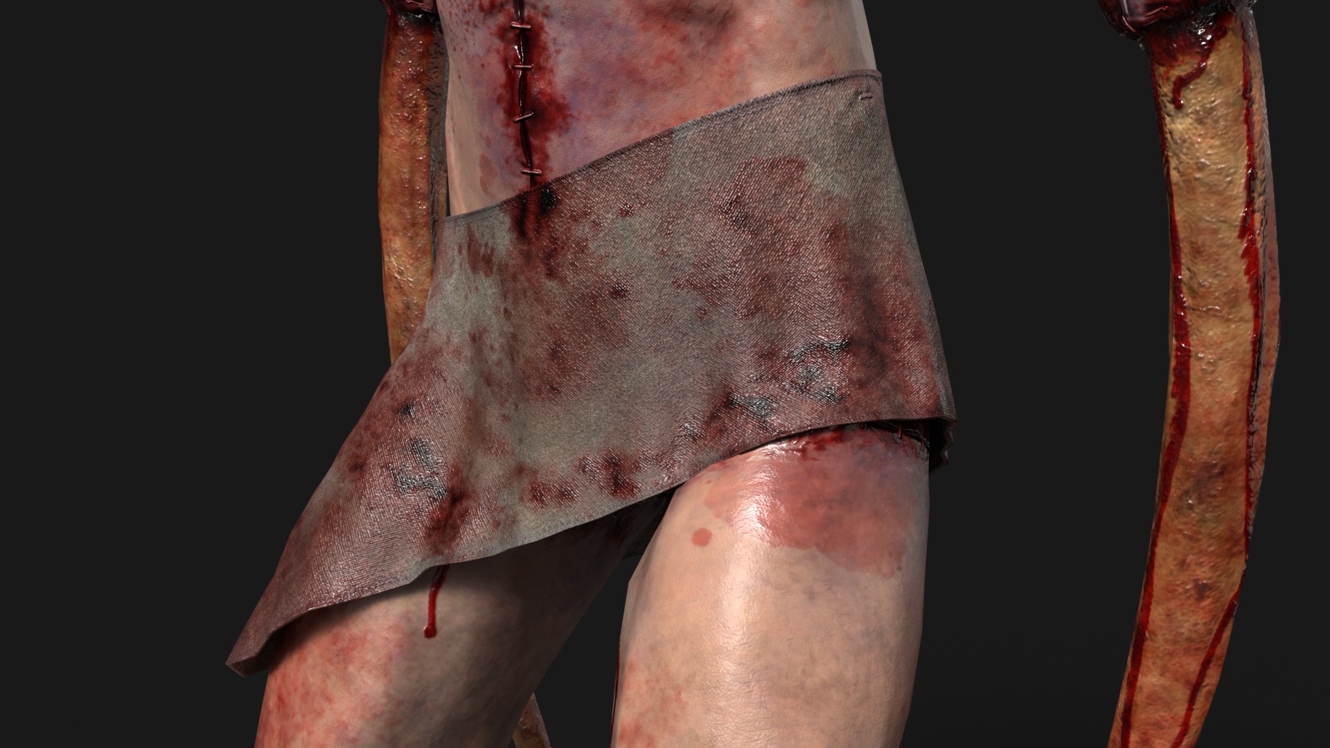 Victim Monster 2 Low-poly 3D model_13