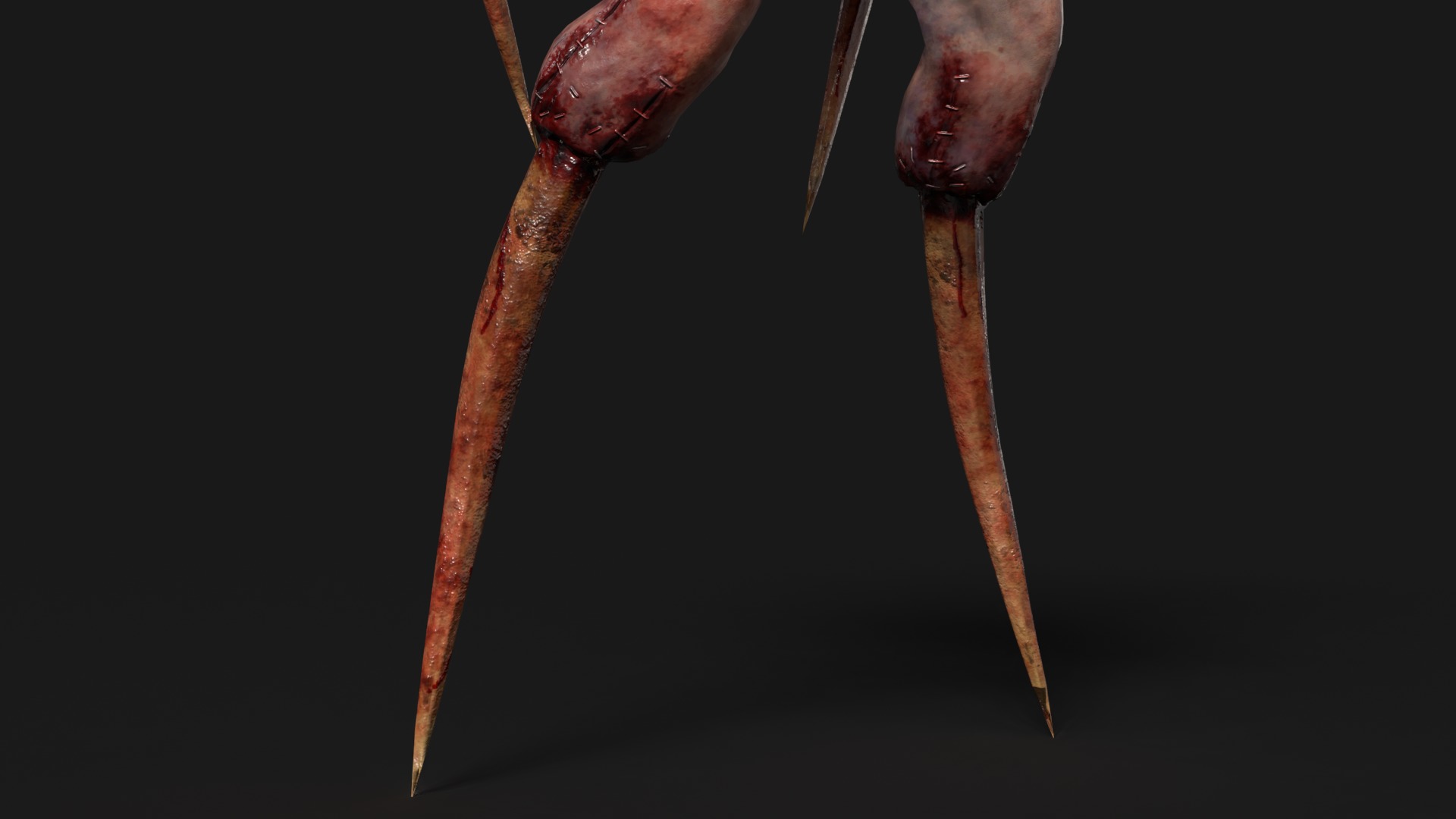 Victim Monster 2 Low-poly 3D model_21