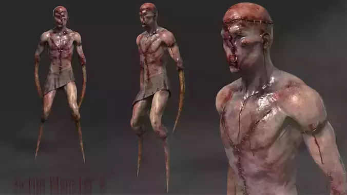 Victim Monster 2 Low-poly 3D model