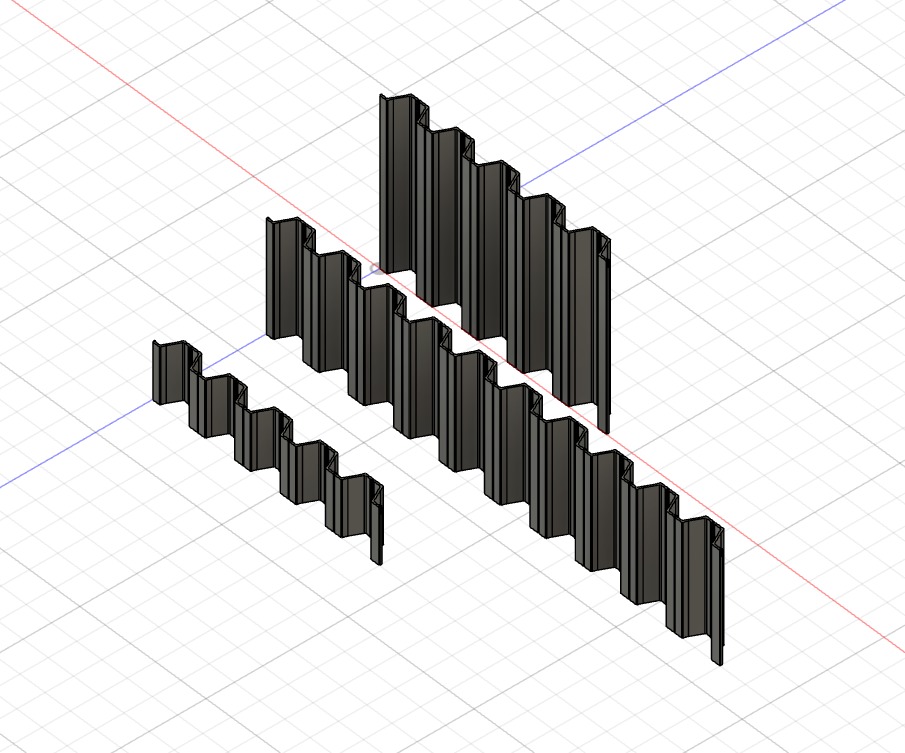 Model Railway Large Steel Pilings Filament and Resin 3D print model_5