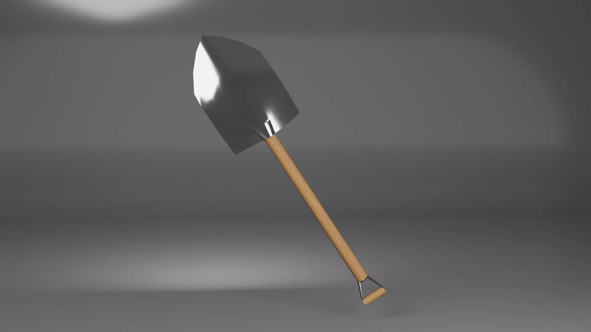 Shovel Low-poly 3D model