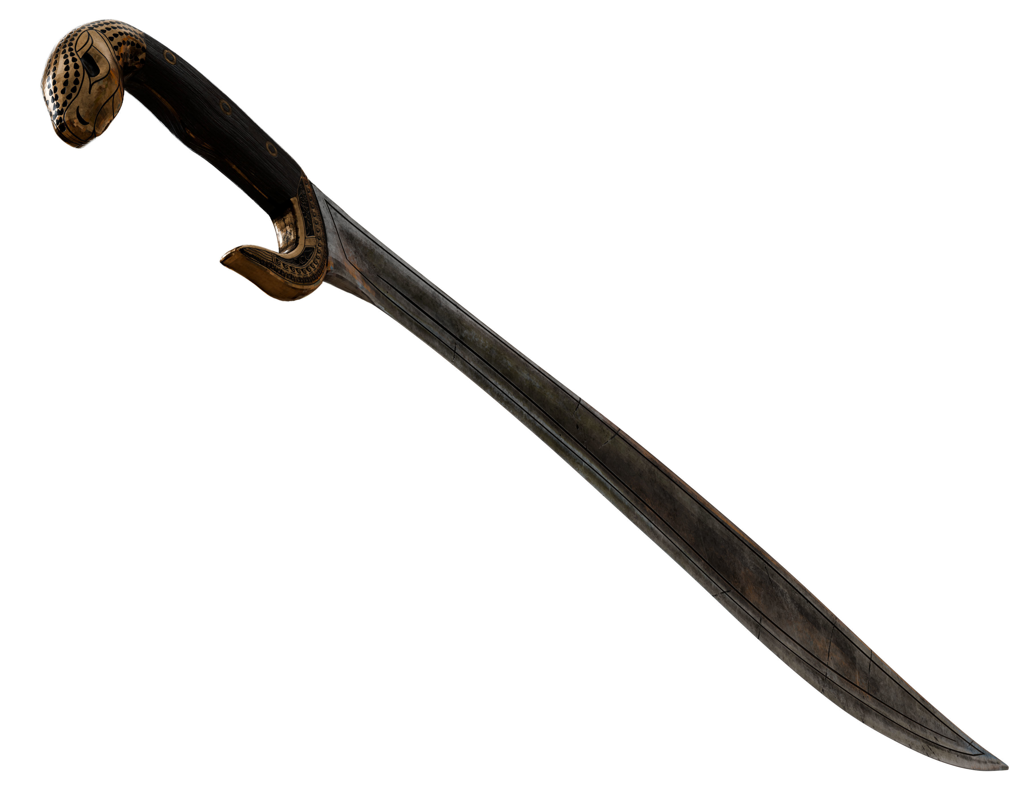 Roman Spartan Soldier Armor And Weapons Set Low-poly 3D model_9