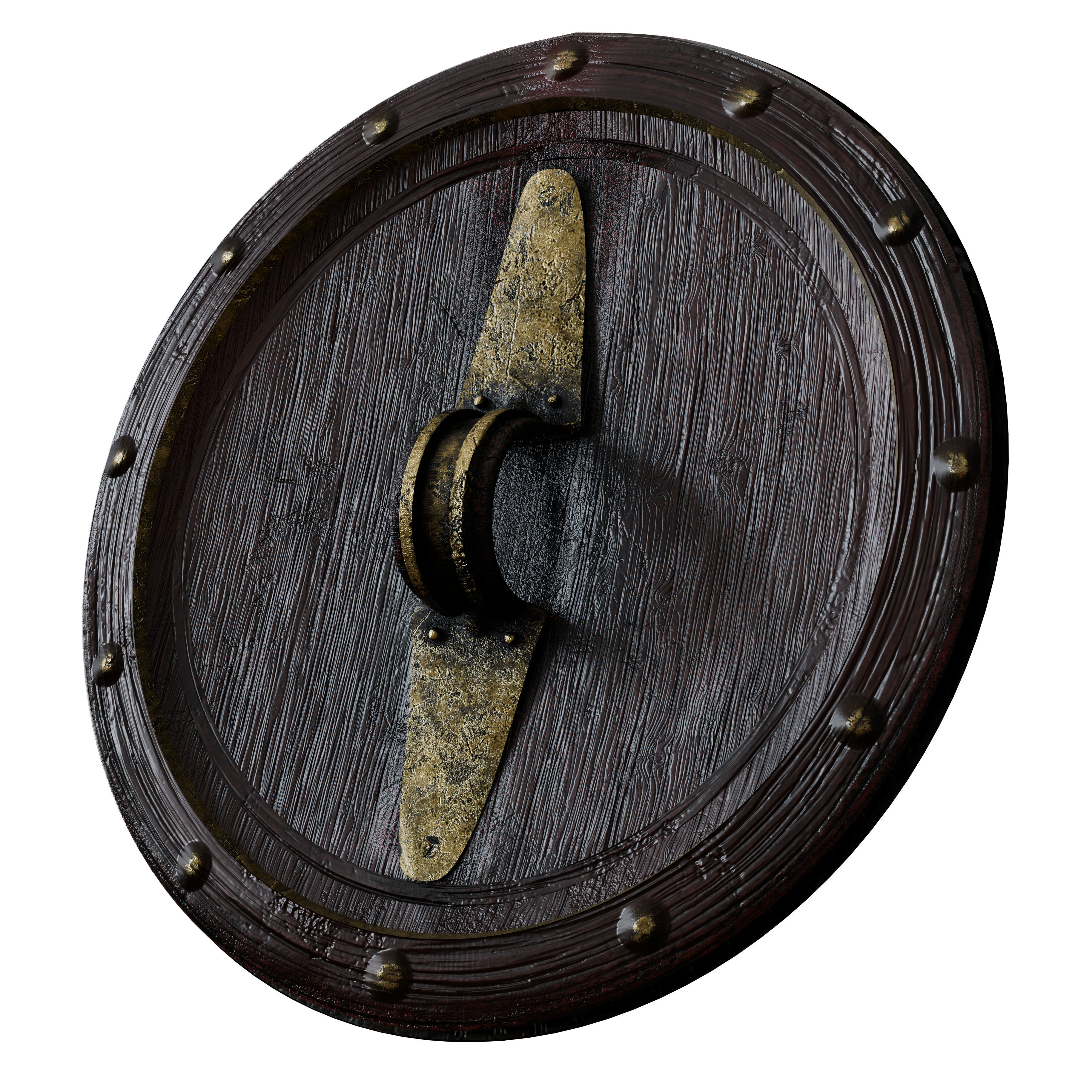 Roman Spartan Soldier Armor And Weapons Set Low-poly 3D model_8