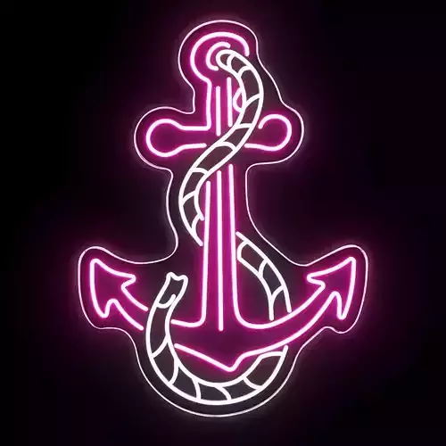 Ship Anchor Neon Sign
