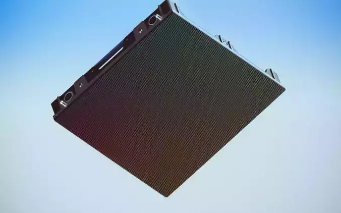Modular Stage LED Screen 126 by 126 with render file