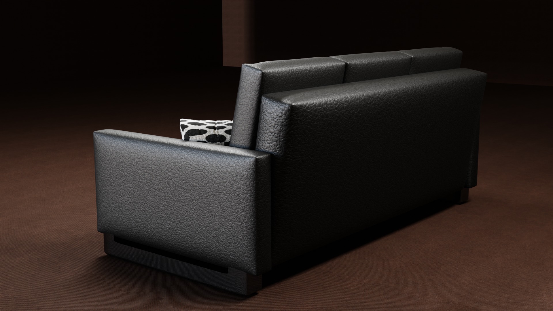 Leather Sofa 3D model_3