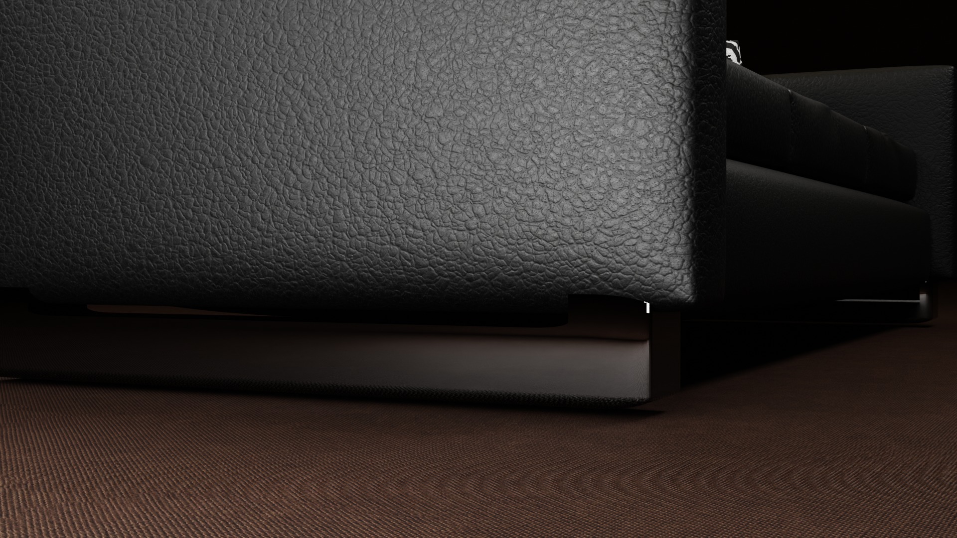 Leather Sofa 3D model_6