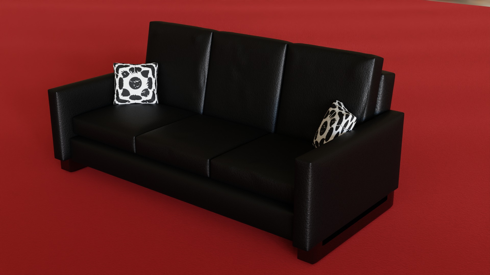Leather Sofa 3D model_1