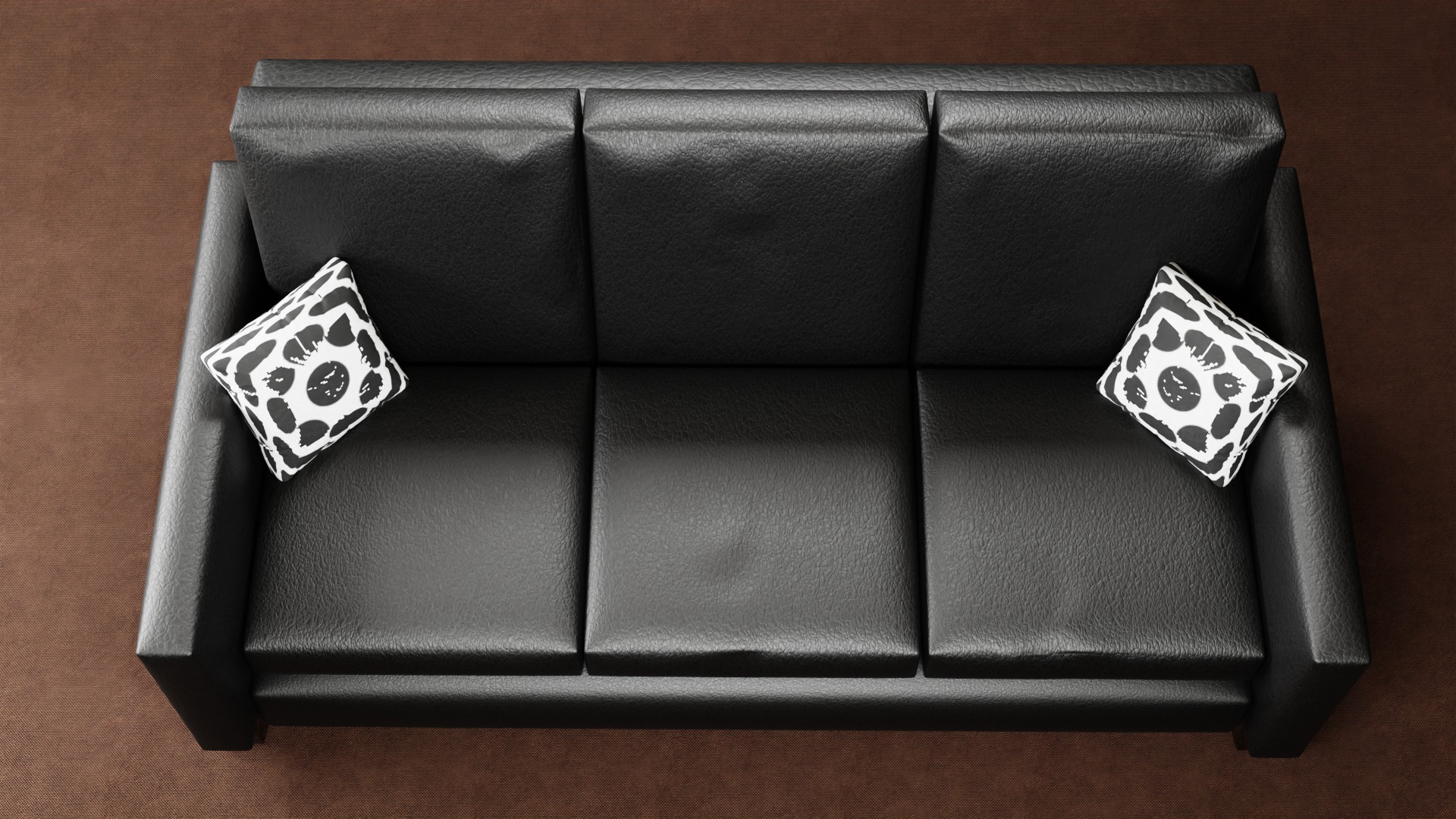 Leather Sofa 3D model_7