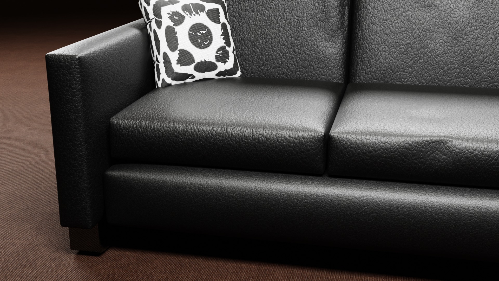 Leather Sofa 3D model_5