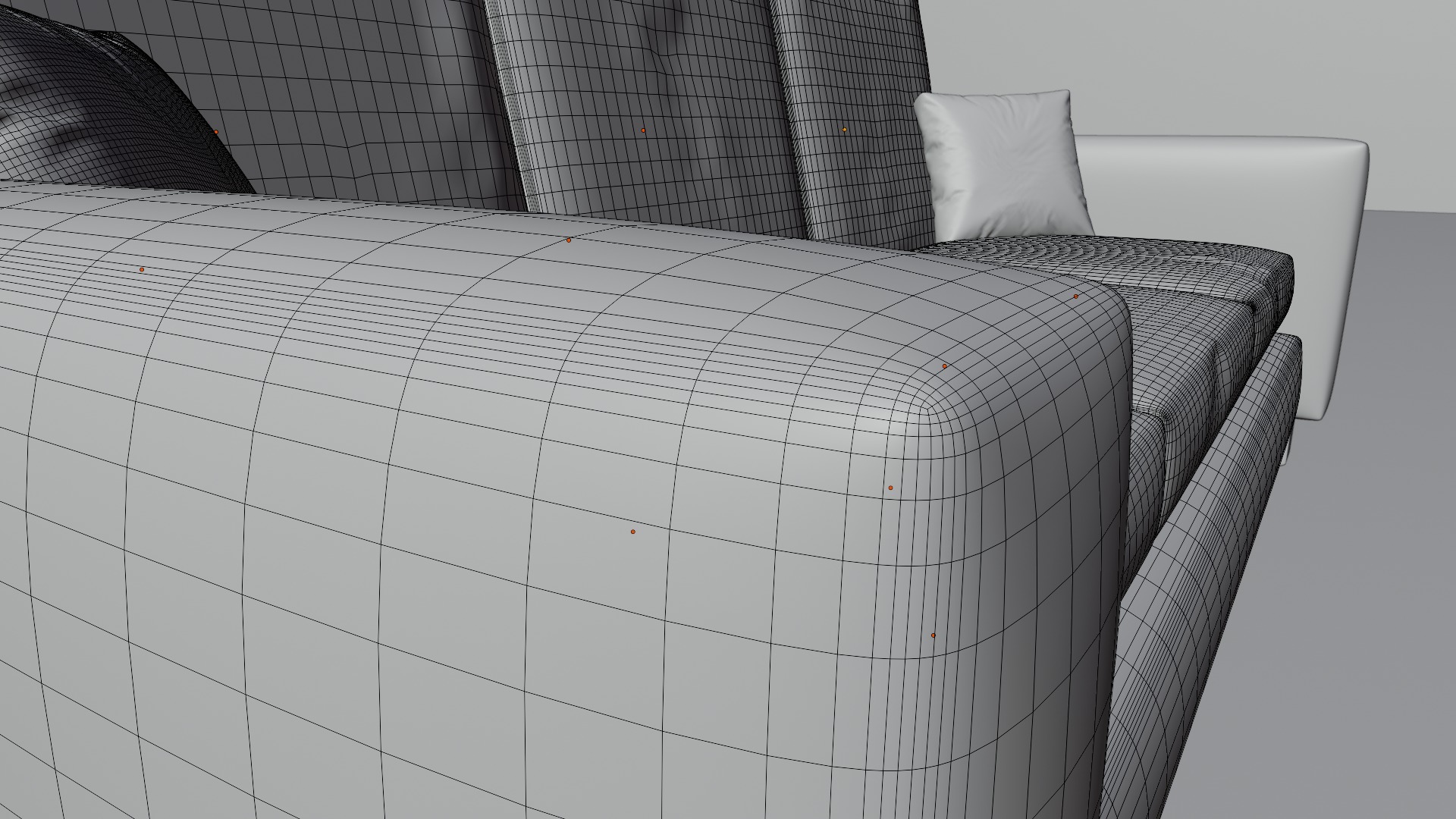 Leather Sofa 3D model_9