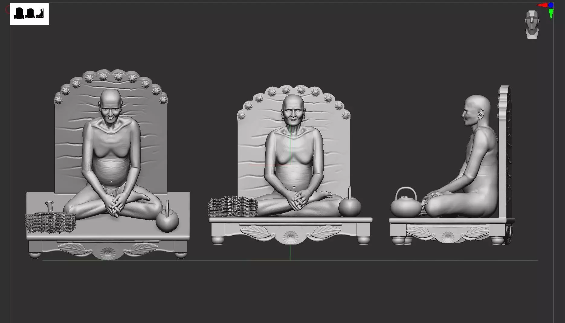 shanti sagar ji maharaj 3D print model