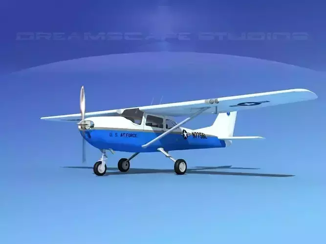 Cessna T-41 Mescalero USAF 4 3D model